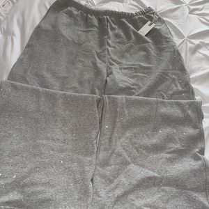 Good American diamond wide sweatpants